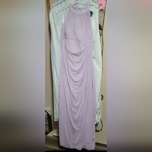 NWT! David's Bridal light purple bridesmaid dress. Womens size 14. NEVER WORN!